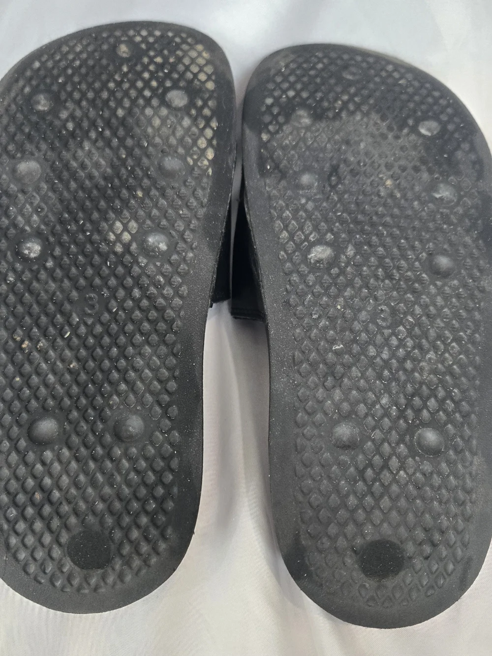 adidas Black Slides with White Trefoil Logos